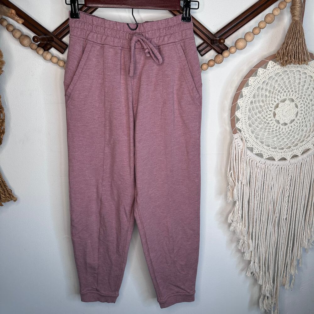 Lululemon At My Leisure Heathered Pink Joggers